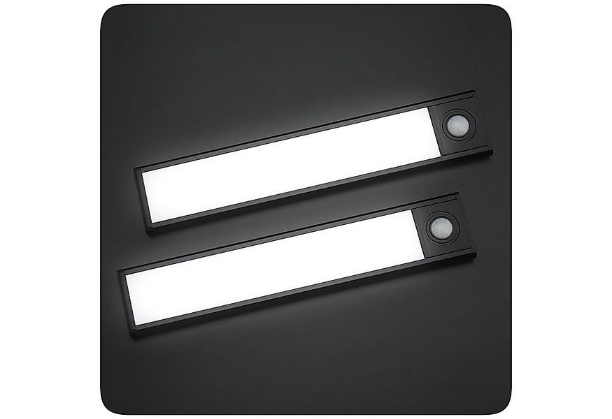 PRECORN Schrankleuchte 2x LED Schranklicht Lichtleiste 20cm USB-C wiederauf günstig online kaufen