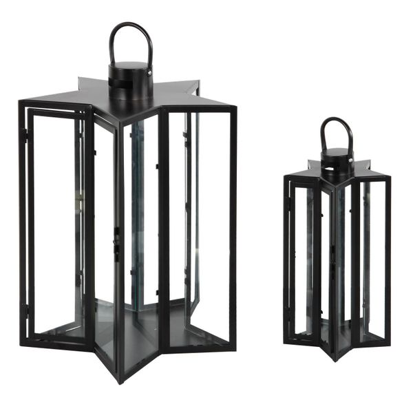 Mojawo Laterne 2tlg Laternen Set Gartenlaterne günstig online kaufen