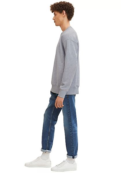 Tom Tailor Herren Jeans MARVIN - Straight Fit - Blau - Used Mid Stone Blue günstig online kaufen