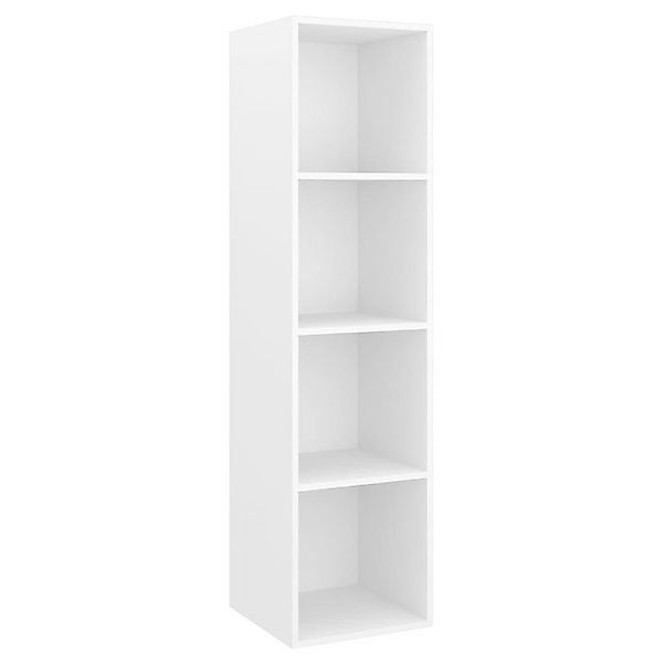 furnicato TV-Schrank TV-Wandschrank Weiß 37x37x142,5 cm Holzwerkstoff (1-St günstig online kaufen