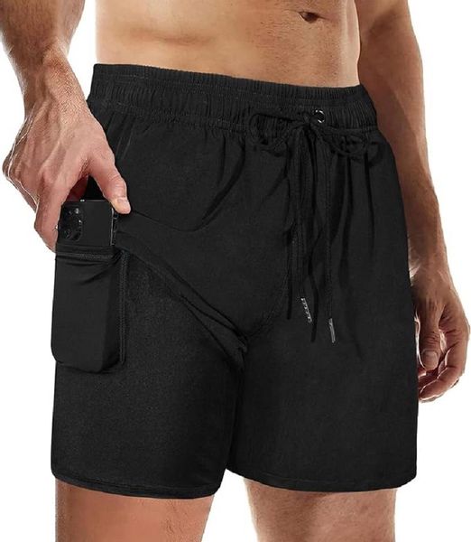 Daskoo Badeshorts Herren Badehose mit Kompressionsfutter, günstig online kaufen