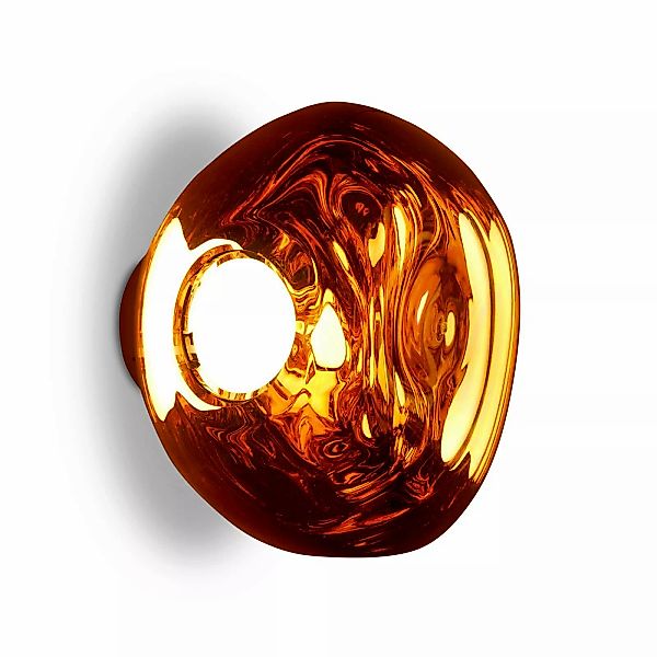 Tom Dixon LED-Wandlampe Melt Surface Mini, Ø 30 cm, kupfer günstig online kaufen