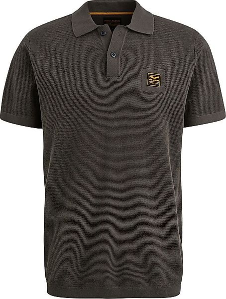PME Legend Poloshirt Knitted Beluga Grün - Größe S günstig online kaufen