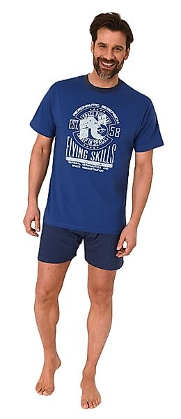 Normann Pyjama Normann Herren Schlafanzug kurzarm günstig online kaufen