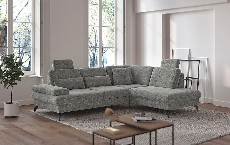 sit&more Ecksofa "Morris L-Form, inkl. Sitztiefenverstellung", wahlweise mi günstig online kaufen
