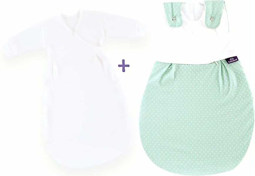 Träumeland Babyschlafsack »Set Pünktchen mint« günstig online kaufen