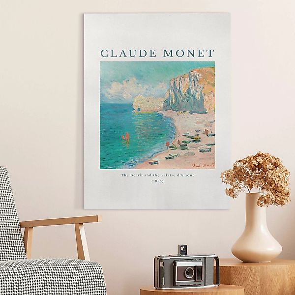 Leinwandbild Claude Monet - Der Strand günstig online kaufen