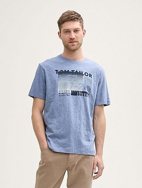 TOM TAILOR T-Shirt T-Shirt aus Baumwolle mit Print günstig online kaufen