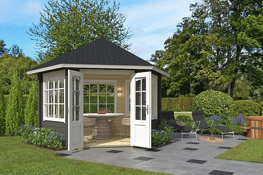 Nordic Holz Gartenhaus "Pavillon ILMENAU" günstig online kaufen