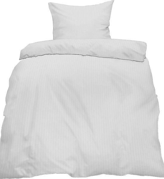 KH-Haushaltshandel Bettwäsche Seersucker Bettwäsche 135x200 +80x80cm, günstig online kaufen