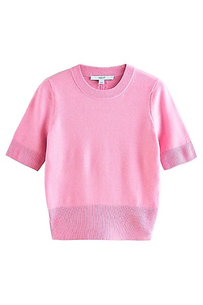 Next Strickpullover Kurzärmeliges, superweiches Stricktop (1-tlg) günstig online kaufen