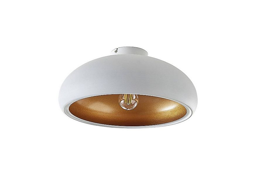 Lindby Deckenleuchten Gerwina, Metall, Weiß IP20, 1 x 60 W günstig online kaufen