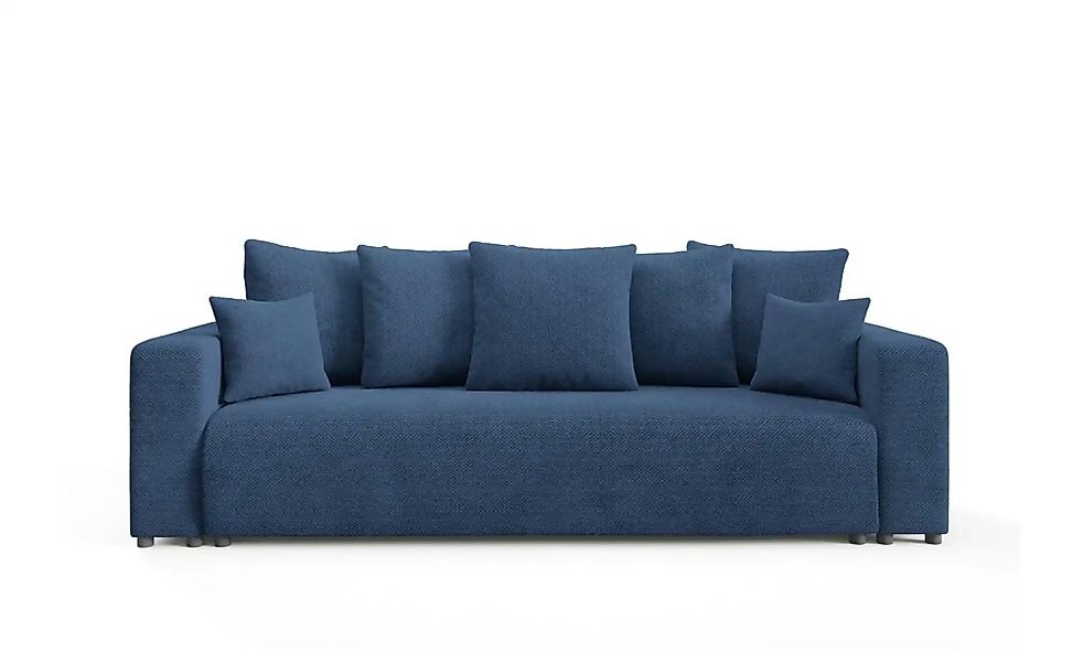 Schlafsofa EVORA Türkis   ¦ blau ¦ Maße (cm): B: 247 H: 88 Polstermöbel > S günstig online kaufen
