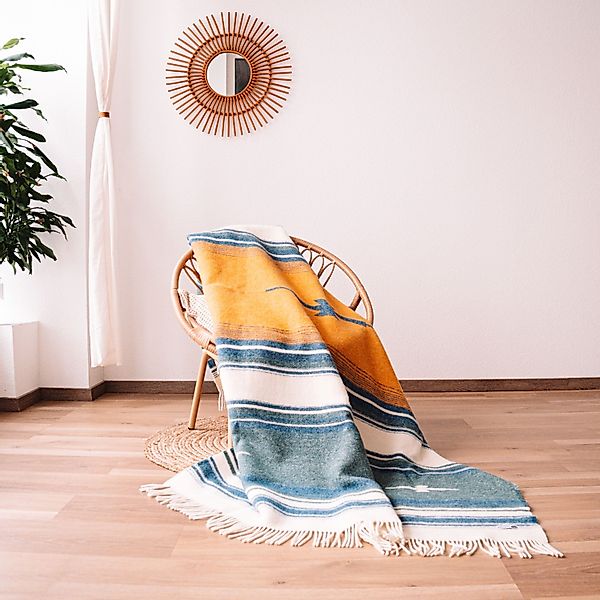 Wolldecke VALLEY, Steppenwolle, Nachhaltige Kuscheldecke 130x200cm, günstig online kaufen
