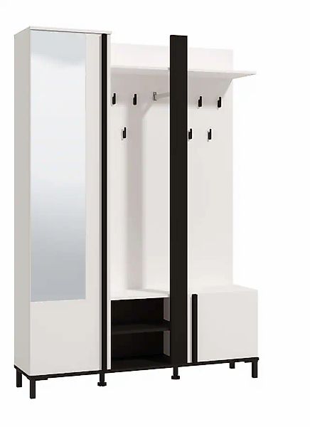 Home affaire Kompaktgarderobe »Nino Flurgarderobe, Dielenschrank, Flurmöbel günstig online kaufen