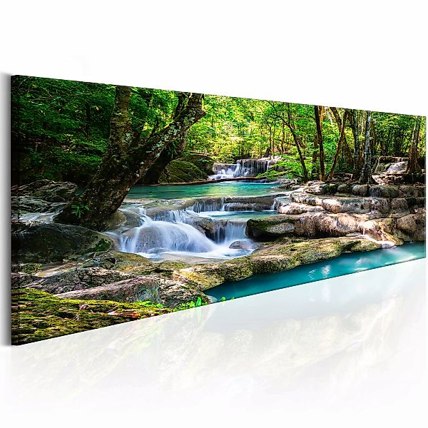 Artgeist Wandbild Nature: Forest Waterfall günstig online kaufen