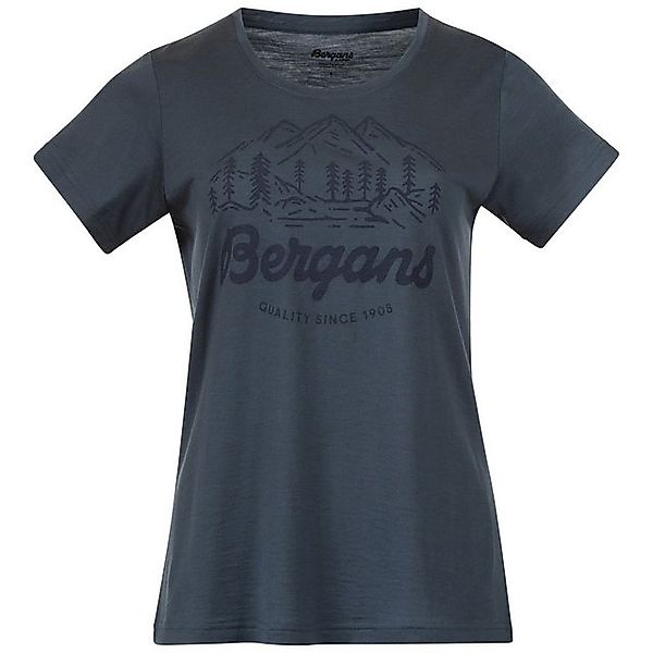 Bergans Kurzarmshirt Bergans Graphic Wool W Tee Damen Kurzarm-Shirt günstig online kaufen