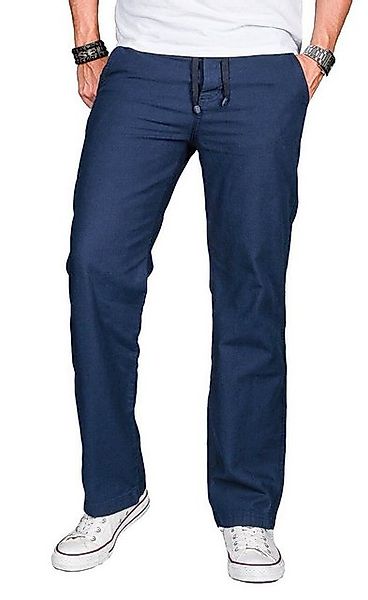 Alessandro Salvarini Straight-Jeans Herren Sommer, Leinen Optik AS034 günstig online kaufen