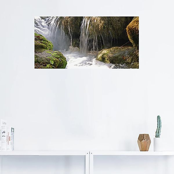 Artland Wandbild »Wasserfall«, Gewässer, (1 St.), als Leinwandbild, Poster, günstig online kaufen