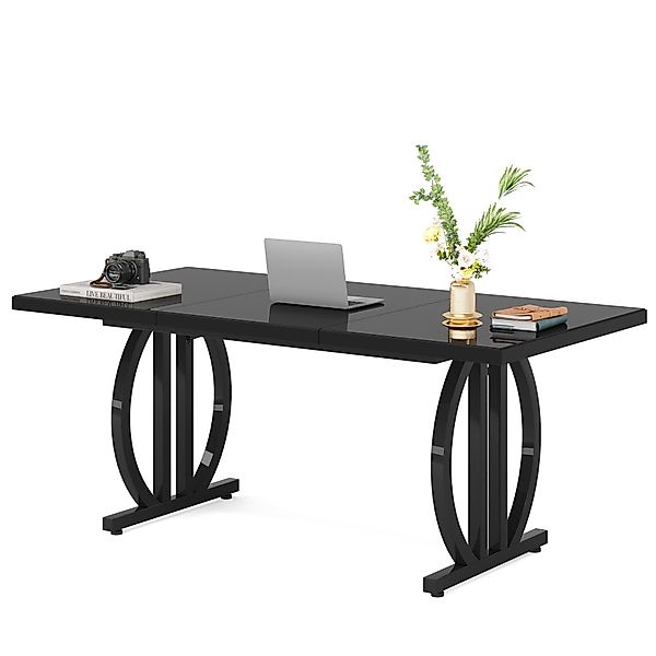 Tribesigns Schreibtisch 160 x80cm Bürotisch mit günstig online kaufen