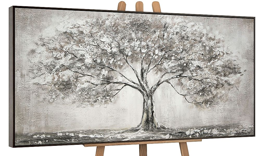 YS-Art Gemälde Lebensbaum, Landschaft, Leinwand Bild günstig online kaufen