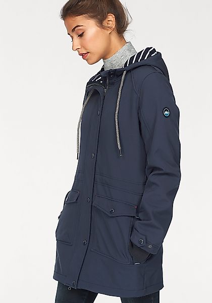 Polarino Softshellparka mit Fleece-Innenseite, aus Softshell, günstig online kaufen