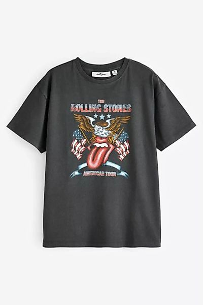 Next T-Shirt Lizenziertes Band T-Shirt, Rolling Stones Grafik (1-tlg) günstig online kaufen