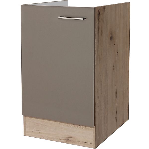 Flex-Well Spülenunterschrank 50cm ohne Arbeitsplatte Arizona Quarz Cubanit- günstig online kaufen