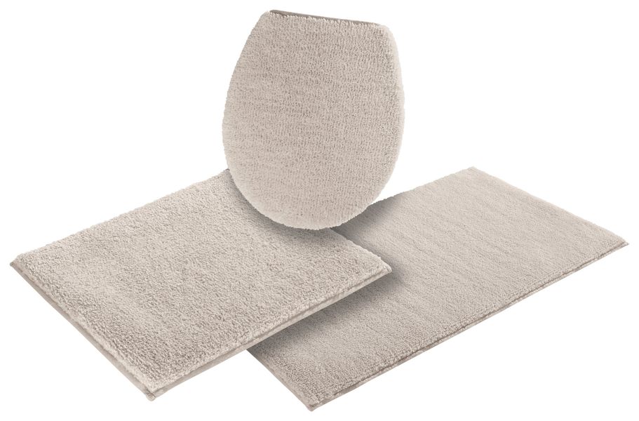 my home Badematte "Vanessa, Badvorleger, Badezimmer Teppich" Höhe 10 mm rut günstig online kaufen