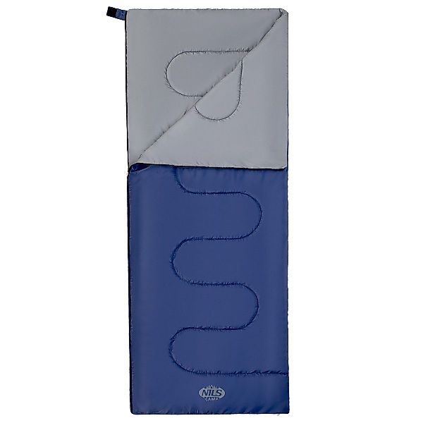 NILS CAMP Deckenschlafsack Schlafsack Sommerschlafsack Blau/Grau günstig online kaufen