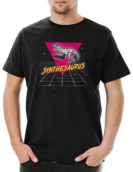 Urban Backwoods Print-Shirt Synthesaurus I Herren T-Shirt Synthesizer Elect günstig online kaufen