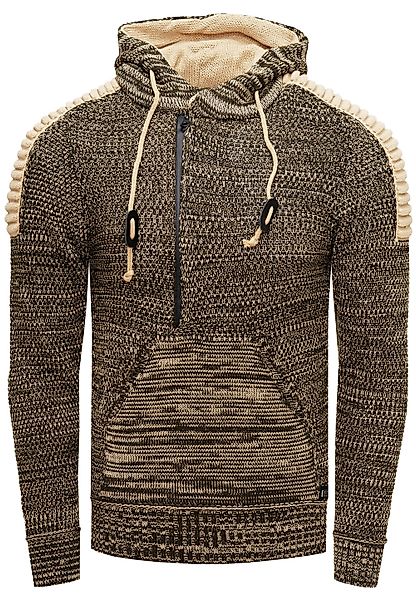 Rusty Neal Kapuzensweatshirt Knitwear mit praktischem günstig online kaufen