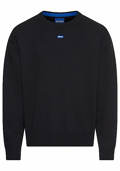 HUGO Blue Rundhalspullover "San Casey", relaxed fit günstig online kaufen
