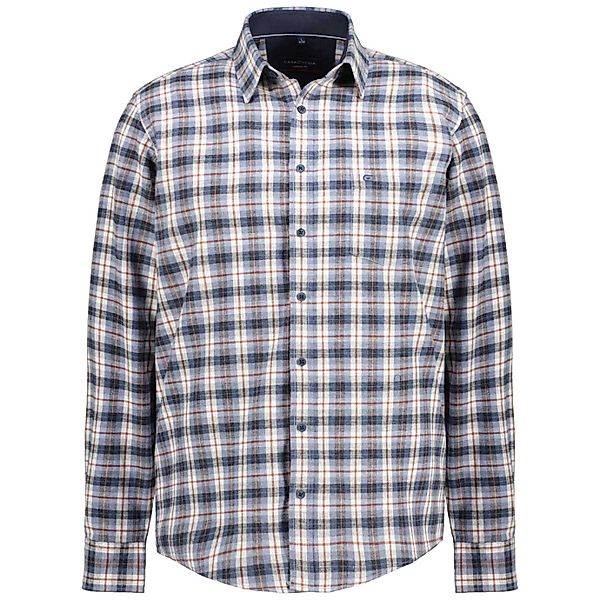 CASA MODA Kariertes Freizeithemd aus Baumwoll-Flanell günstig online kaufen
