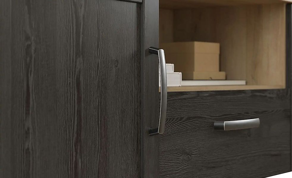 Lowboard  Toneo ¦ weiß ¦ Maße (cm): B: 166 H: 52 T: 42.0 Kommoden & Sideboa günstig online kaufen