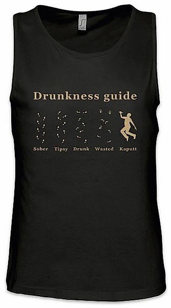 Urban Backwoods Tanktop Drunkness Guide Ärmelloses T-Shirt Wasted Drunk Bar günstig online kaufen
