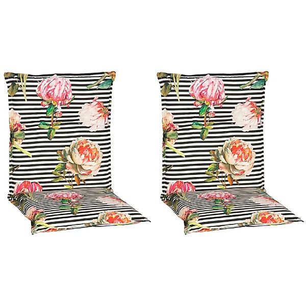 Beo Sitzauflage Niedriglehner Toronto 2er Set Schwarz-Weiß günstig online kaufen