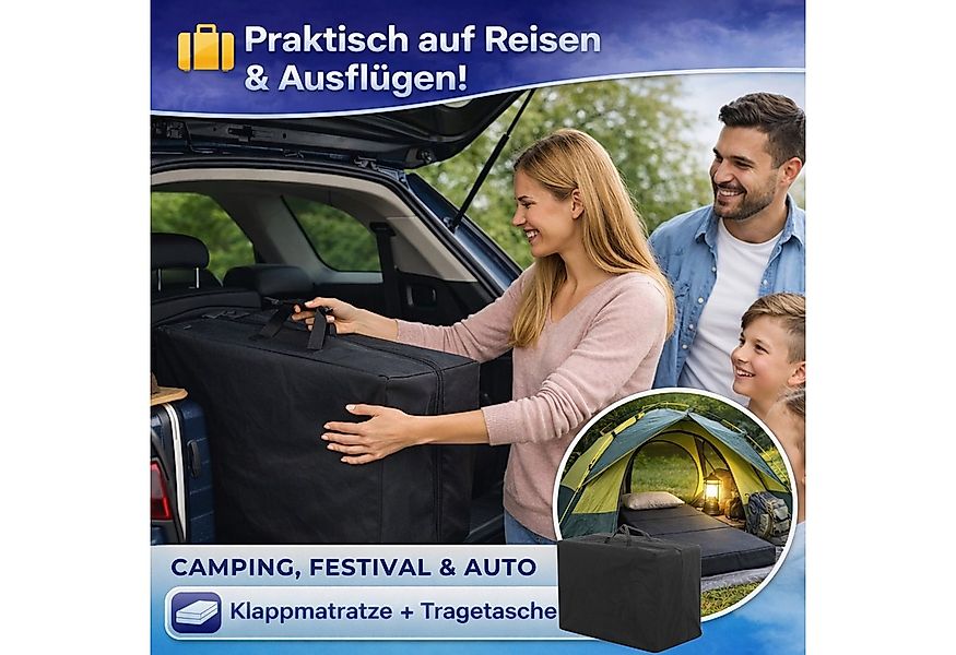 Klappmatratze Gästematratze klappbar faltbar, AMALIA, Gästebett Klappmatrat günstig online kaufen