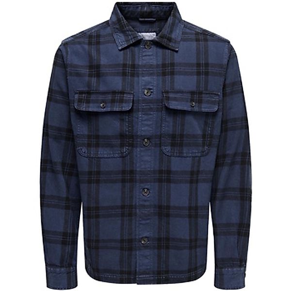 ONLY & SONS Langarmhemd ONSOLIVER TWILL günstig online kaufen