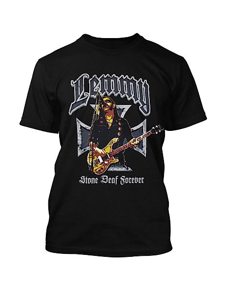 Motörhead T-Shirt Lemmy Iron Cross Stone günstig online kaufen