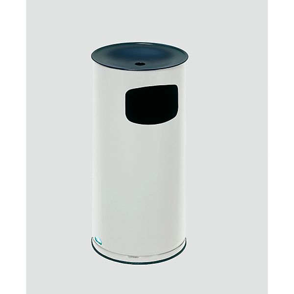 PROREGAL Klassischer Runder Kombiascher HxBxT 71 x 35,5 x 35,5 cm Verzinkte günstig online kaufen