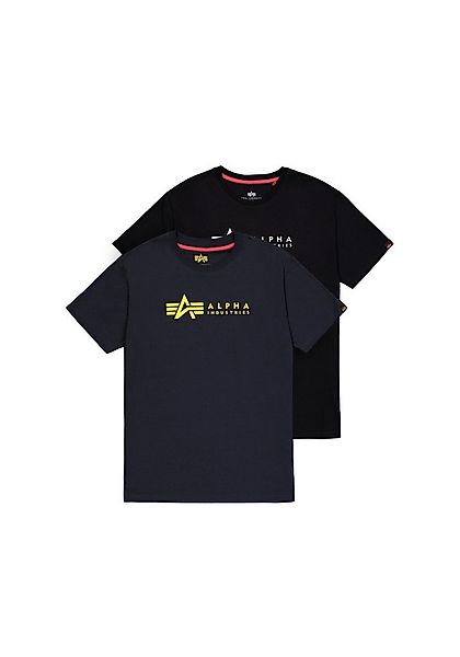Alpha Industries T-Shirt Alpha Label T-Shirt 2 Pack günstig online kaufen