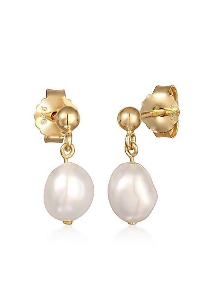 Elli Premium Perlenohrringe Süßwasserperlen Dezent 925 Silber günstig online kaufen