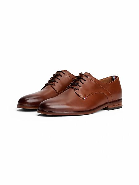 Tommy Hilfiger Schnürschuh "HILFIGER THUNIT LTH SHOE", Blockabsatz, Busines günstig online kaufen