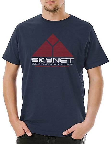Urban Backwoods Print-Shirt Skynet Herren T-Shirt Research Cyberdine System günstig online kaufen