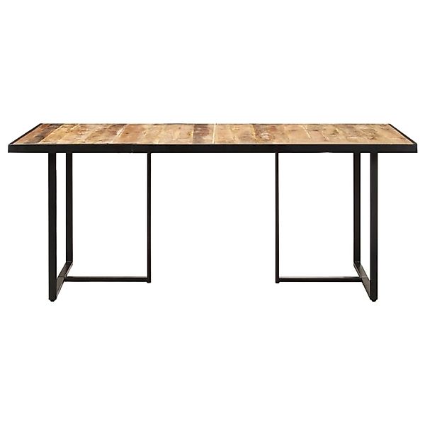 vidaXL Esstisch 160 cm Raues Mangoholz günstig online kaufen