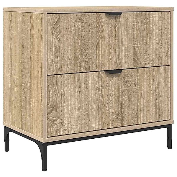 vidaXL Nachttisch Sonoma-Eiche 63,5 x 36 x 61 cm Holzwerkstoff 883466 günstig online kaufen