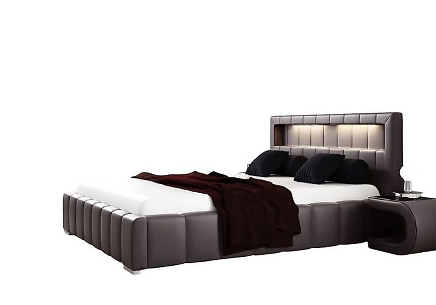 Fun Möbel Polsterbett Bett LAUGE (mit Bettkasten, mit oder ohne Matratze), günstig online kaufen