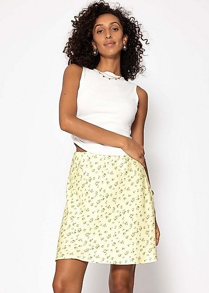 SASSYCLASSY A-Linien-Rock Femininer Rock mit floralem Muster für Damen Süße günstig online kaufen