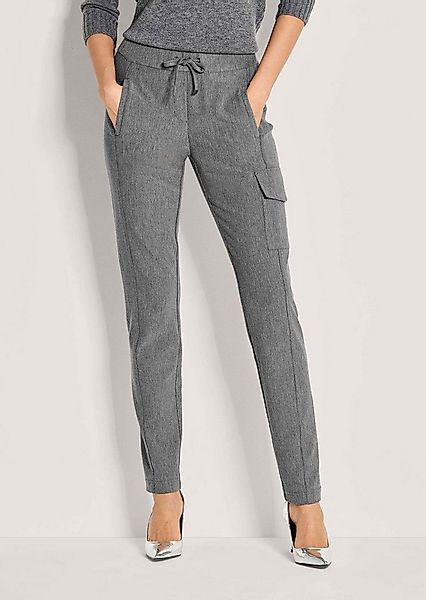MADELEINE Jerseyhose Cargo-Jerseyhose mit Kordelzug Stoffhose mit Schlupfbu günstig online kaufen